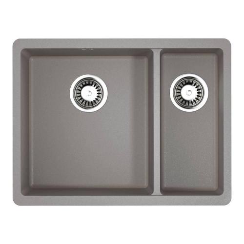 Кухонная мойка 55 см Omoikiri Solidity Kata 55-2-U-GR leningrad grey - 1 фото