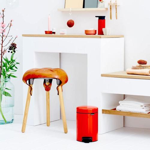 Мусорный бак с педалью 3 л Brabantia NewIcon красный