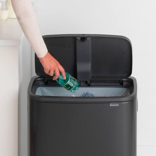 Мусорный бак 60 л Brabantia Bo Pedal Bin черный