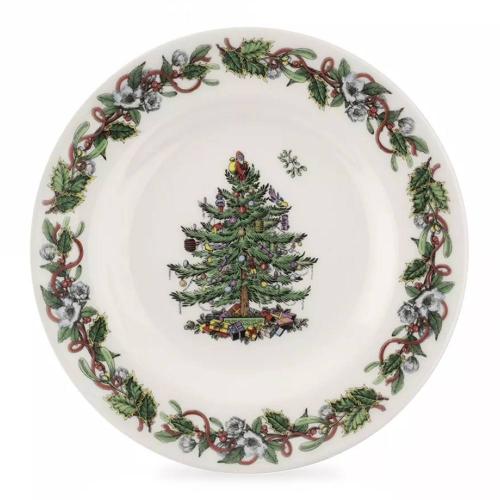 Тарелка пирожковая 15 см Spode Christmas Tree белая