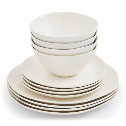 Обеденный сервиз на 4 персоны Portmeirion Sophie Conran Arbor бежевый 12 пр