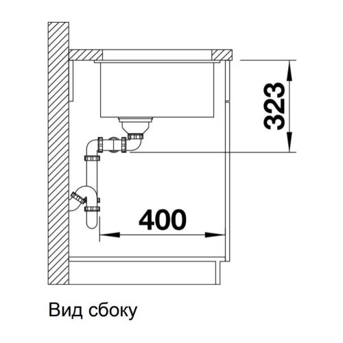 Кухонная мойка 75,5 см Blanco Subline 350/350-U жасмин - 1 фото