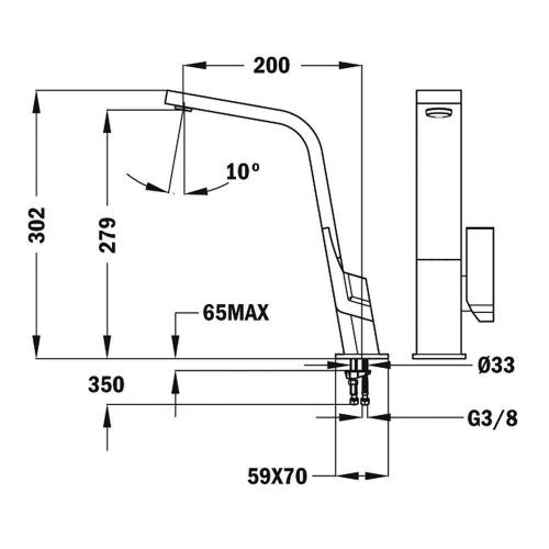 Смеситель Teka Total IC 915 белый