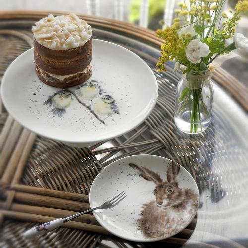 Набор тарелок пирожковых Заяц и Лисица 16,5 см Royal Worcester Забавная фауна 2 пр