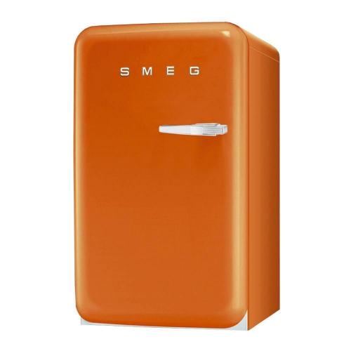 Холодильник однокамерный 96х54 см Smeg 50’s Style FAB10LOR5 оранжевый - 3 фото