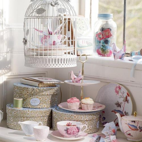 Чайная пара 180 мл Wedgwood Cuckoo голубая