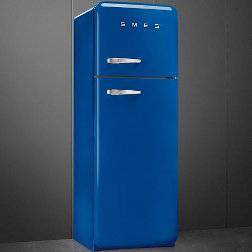 Холодильник двухкамерный 169х60 см Smeg 50's Style FAB30RBE5 синий