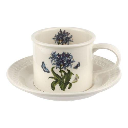 Чайная пара 260 мл Portmeirion Botanic Garden Embossed белая