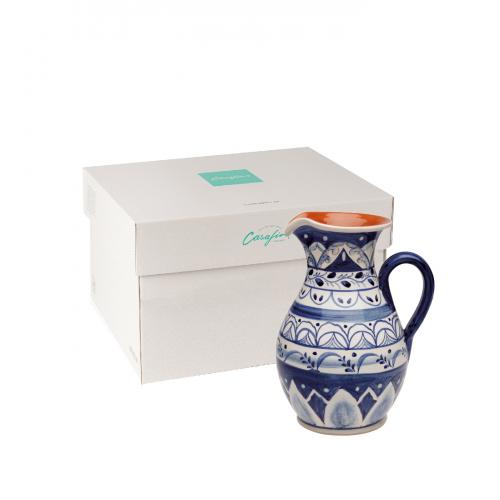 Кувшин 1,65 л Casafina by Costa Nova Alentejo Terracota blue-white