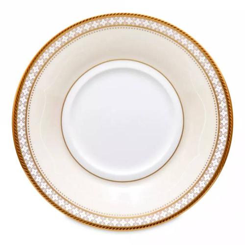 Блюдце 15 см Noritake Trefolio Gold бежевое