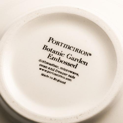 Салатник 14х6,5 см Portmeirion Botanic Garden Embossed белый