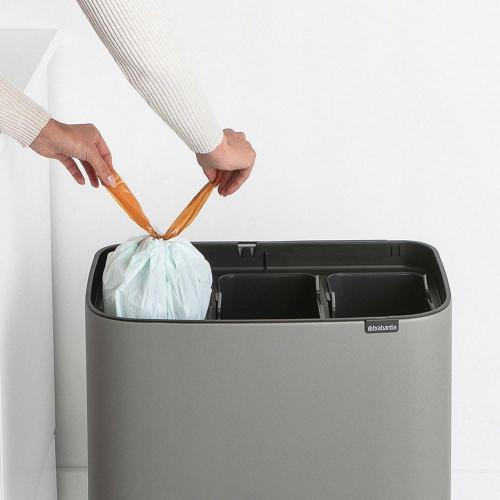 Мусорный бак 33 л Brabantia Bo Touch Bin серый