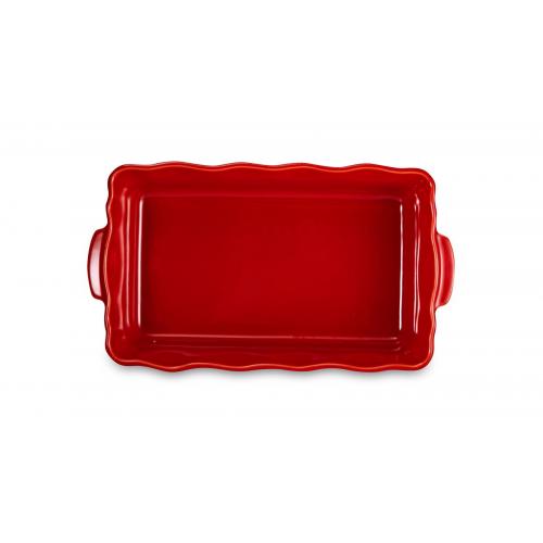 Блюдо для запекания 36,5х20 см Esprit de cuisine Festonne красное