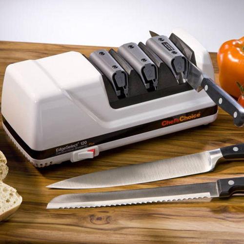 Точилка электрическая для заточки ножей Chef's Choice Knife sharpeners белая - 1 фото