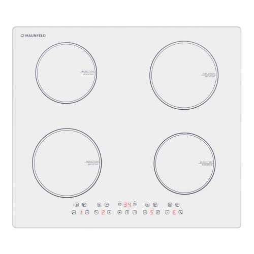 Индукционная варочная панель 59 см Maunfeld CVI594WH белая
