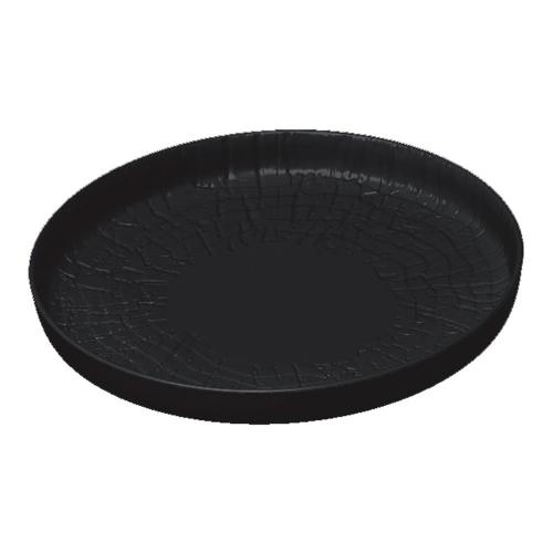 Тарелка с бортом d 27 см h3 см Black Raw Wood P.L. Proff Cuisine [3] (min 3 шт)