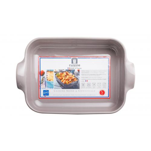 Блюдо для запекания 25х17 см Esprit de cuisine Festonne серое