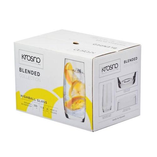 Набор стаканов для воды 350 мл Krosno Blended 6 пр