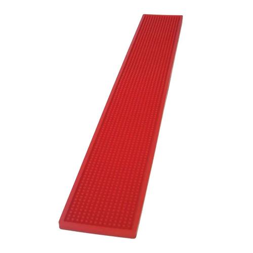 Коврик резиновый барный 70х10 см The Bars Bar Mat Wide красный