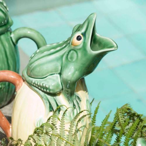 Кувшин 1,4 л Bordallo Pinheiro Frogs белый
