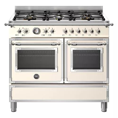 Варочный центр 99,5х60 см Bertazzoni Heritage HER106L2EAVT бежевый