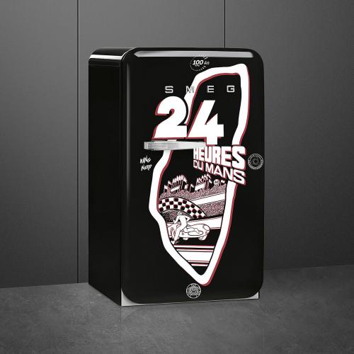 Холодильник 97х54,5 см SMEG 50’s Style FAB10RDLM6 черный