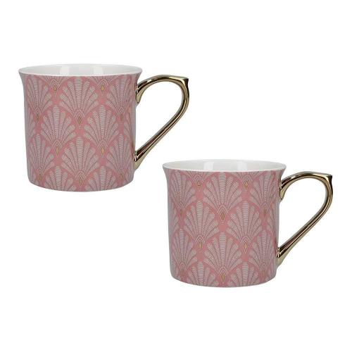 Набор кружек Scallop Shells 300 мл Kitchen Craft V&A 2 пр розовый