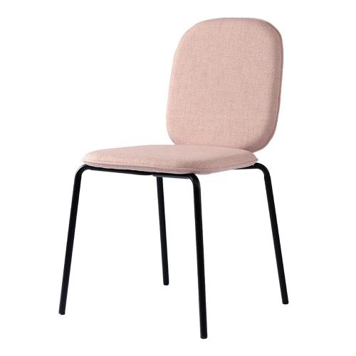 Обеденный стул 44х50 см Bergenson Bjorn Oswald бежево-розовый