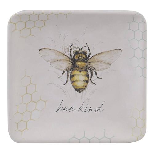 Тарелка хлебная Bee kind 15х15 см Certified international corp Пчелки