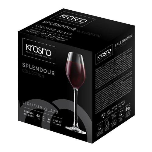 Рюмка для водки 60 мл Krosno Splendour - 5 фото