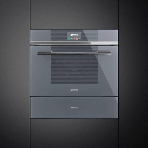 Шкаф для подогрева посуды 60х14 см Smeg Linea CPR115S серебристый