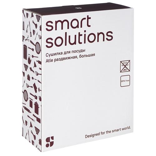 Сушилка для посуды 36,3х30,2 см Smart Solutions Atle раздвижная черная