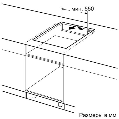 Индукционная варочная панель 59,2 см Bosh Serie|2 PUC61KAA5E черная