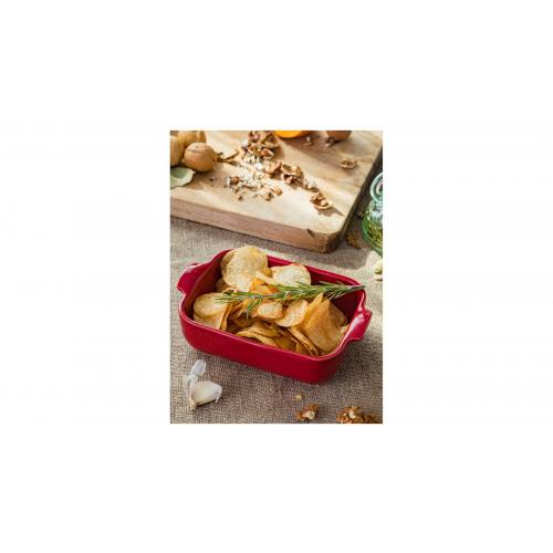 Блюдо для запекания 19,5х13 см Esprit de cuisine Festonne красное