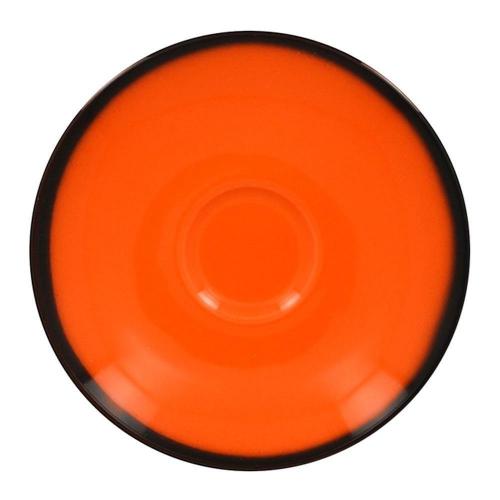 Блюдце RAK Porcelain LEA Orange 13 см, к чашке 81223538 (оранжевый цвет)