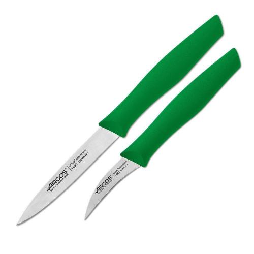 Набор ножей для овощей Arcos Nova 2 пр зеленый