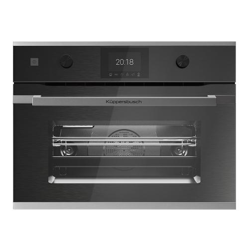 Встраиваемый духовой шкаф с микроволнами Stainless Steel 59,5х45,5 см 43 л Kuppersbusch CBM 6350.0 GPH1 серый