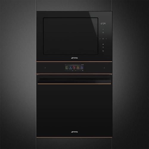 Микроволновая печь 60х38 см Smeg Dolce Stil Novo FMI625CN черная