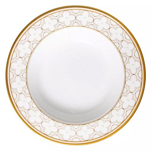 Обеденный сервиз на 6 персон Noritake Trefolio Gold белый 20 пр