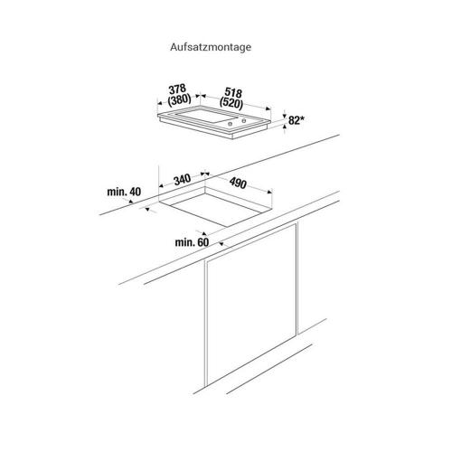 Электрическая варочная панель Teppan Yaki 38х52 см Kuppersbusch K.8 VKET 3800.0 SR черная