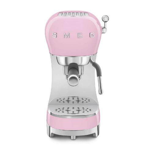 Кофемашина рожковая 1,1 л SMEG 50’s Style ECF02PKEU розовая