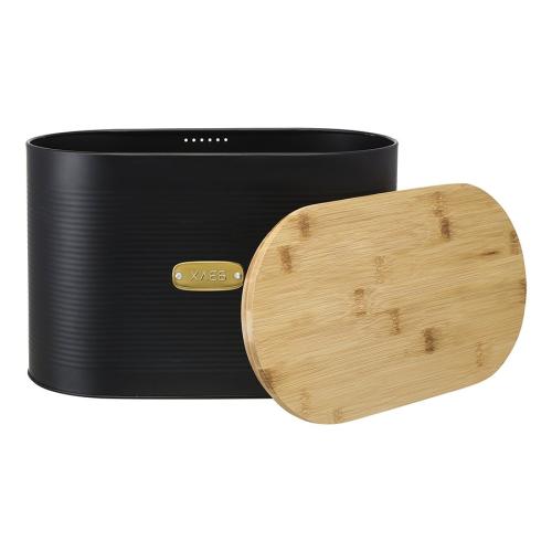 Хлебница 17,6х33,5 см Smart Solutions Irmel черная