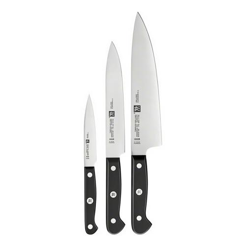 Набор ножей Zwilling Gourmet 3пр чёрный