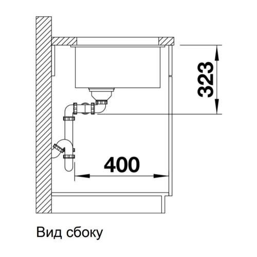 Кухонная мойка 75,5 см Blanco Subline 350/350-U жемчужная - 1 фото