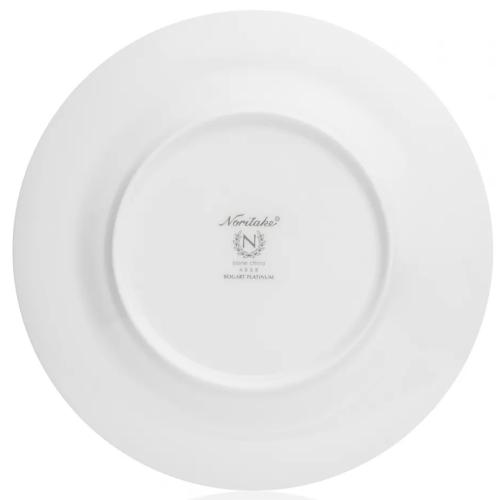 Тарелка хлебная 16,5 см Noritake Bogart Platinum белая