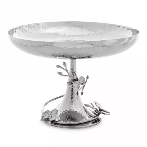 Сервировочное блюдо 19 см Michael Aram White Orchid стальное