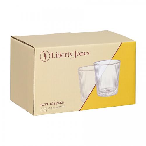 Набор стаканов Liberty Jones Soft Ripples прозрачный 2 пр