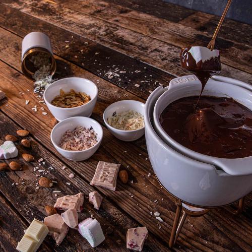 Терка для шоколада с контейнером 7х7х10 см Boska Chocowares белая