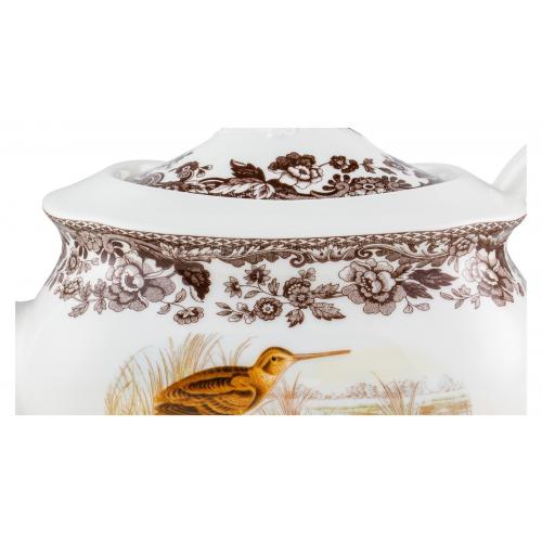 Чайник заварочный 1,3 л Spode Английские охотничьи мотивы белый