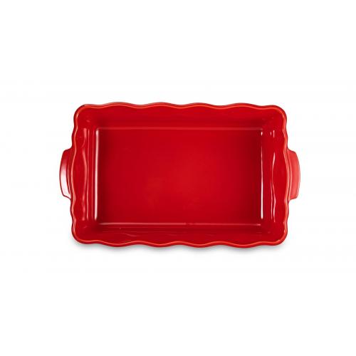 Блюдо для запекания 41х25 см Esprit de cuisine Festonne красное